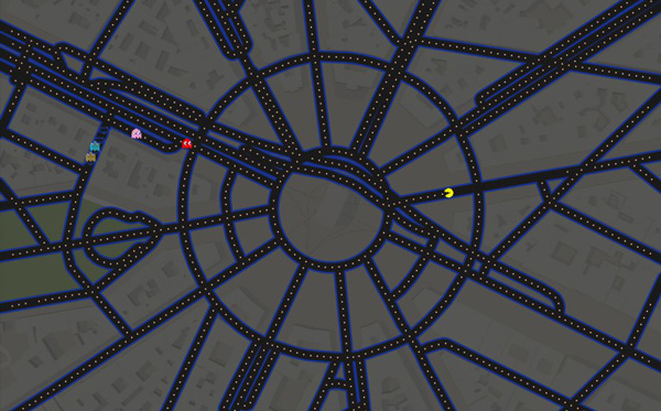 Google Maps zamienione w grę Pac-Man - zdjęcie